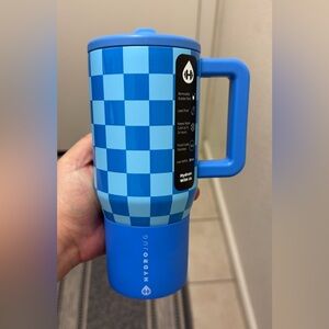 NWT HydroJug Limited Edition 20oz Tumbler, COBALT CHECKERS